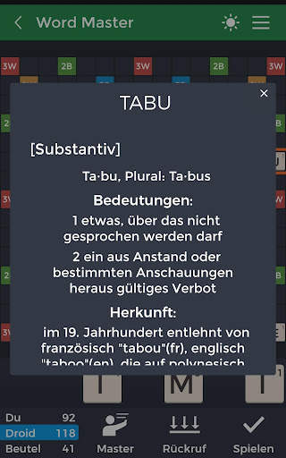 Word Master auf Deutsch screenshot 14