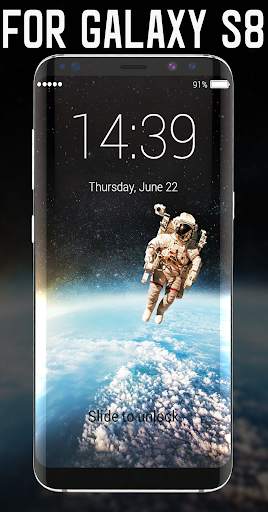 Lock Screen for Galaxy S8 screenshot 2