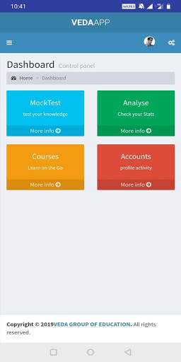 VEDA PSC app screenshot 2