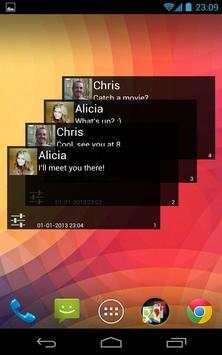 Flip Sms Widget Free screenshot 1