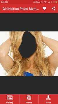 Girl Haircut Photo Montage screenshot 4