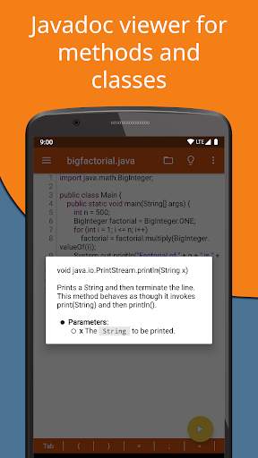 Jvdroid - IDE for Java screenshot 5