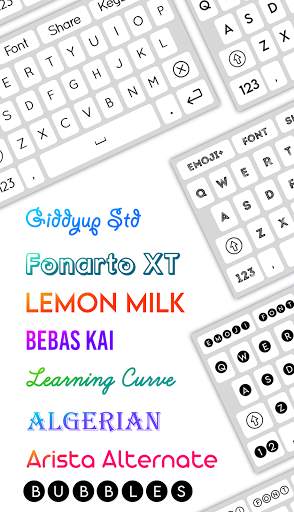 Font Keyboard - Fonts, Emoji & Text Fonts screenshot 1