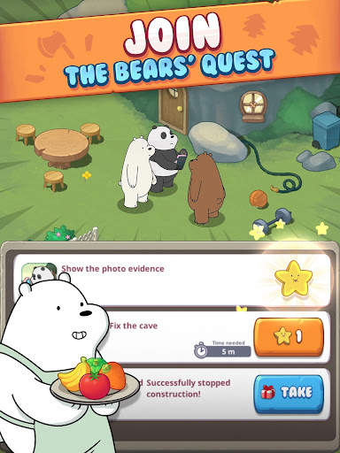 We Bare Bears Match3 Repairs 11 تصوير الشاشة