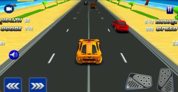 Turbo Car Traffic Racing 3D screenshot 1