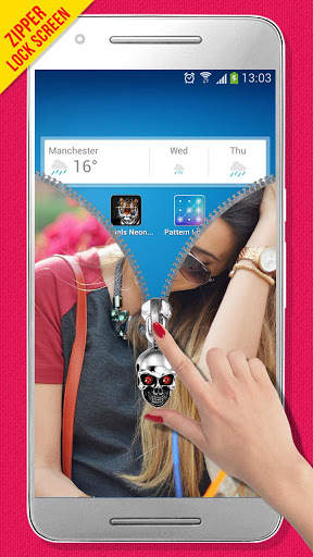 Photo Zipper Lock Screen screenshot 2