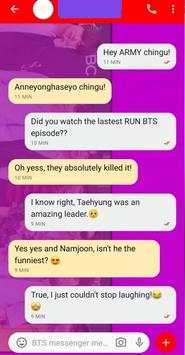 BTS messenger screenshot 1