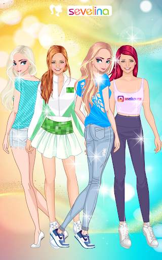 Lovely sisters dress up game screenshot 9