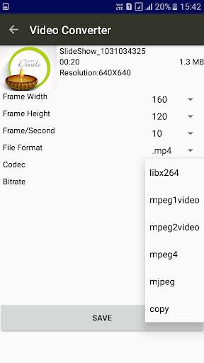 Video Converter video compressor 4 تصوير الشاشة