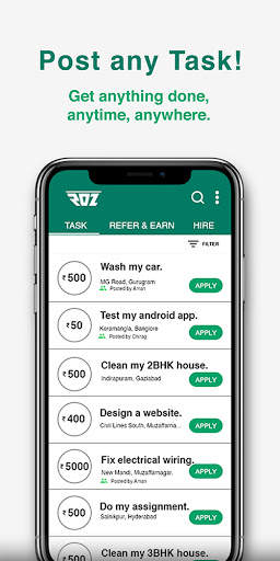 Roz.app: Earn Money, Post any Task, Do any Task स्क्रीनशॉट 1