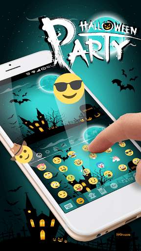 Halloween Night Keyboard Theme स्क्रीनशॉट 2