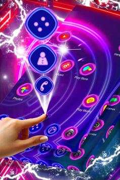 Neon Purple Launcher Theme screenshot 1