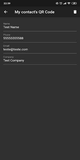 QR Contacts screenshot 8