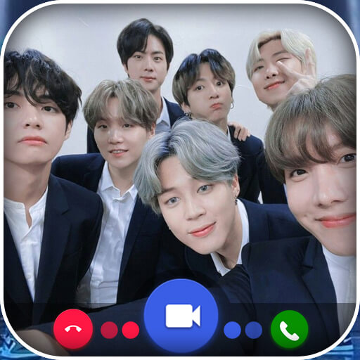 Fake Call BTS Video Call Chat icon