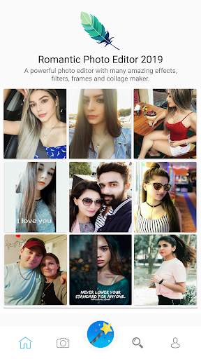 Romantic Photo Editor 2020 screenshot 1