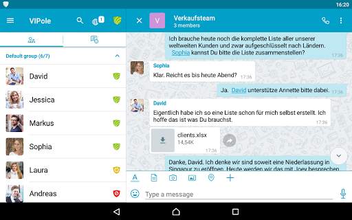 VIPole Secure Messenger screenshot 8
