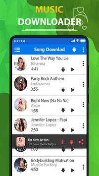 MP3 song downloader screenshot 1
