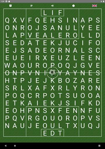 Words search: Verbal Football screenshot 9