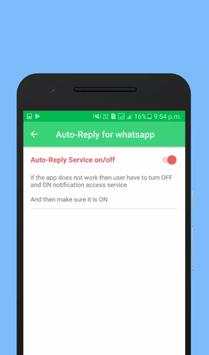 Auto Reply Bot - For WhatsApp screenshot 1