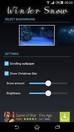 Diggin Winter Live Wallpaper screenshot 7