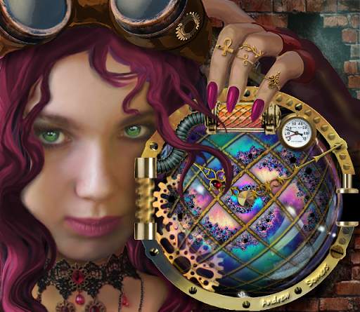 Steam Punk Clock Skin screenshot 4