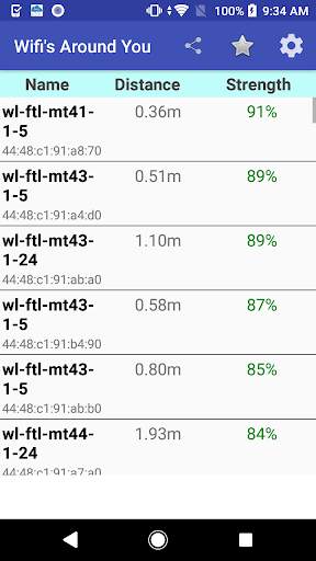 Wifi Signal Strength Meter screenshot 2