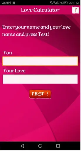 Love Calculator (For Fun) screenshot 3