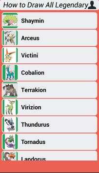 How to Draw All Legendary Pokemon Step by Step screenshot 3