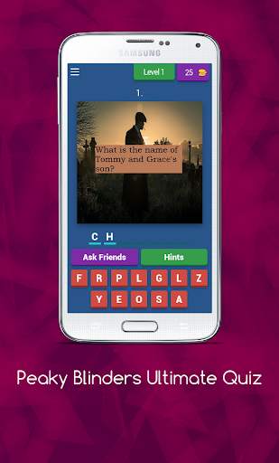 Peaky Blinders Ultimate Quiz screenshot 1