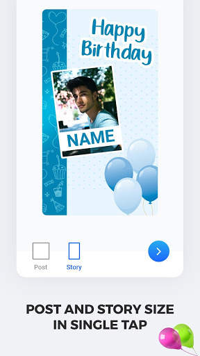 Birthday Greeting Photo Frame - WishJoy screenshot 4