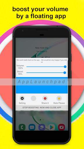 Volume Booster Diamond: high volume (100% works) screenshot 1