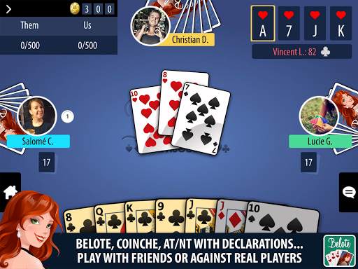 Belote & Coinche Multiplayer screenshot 12