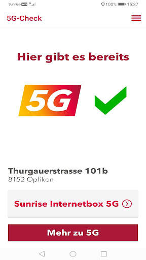 Sunrise Mobilnetz screenshot 2