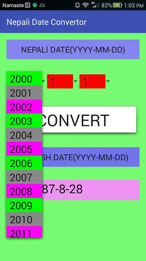 Nepali To English Date Convert screenshot 2