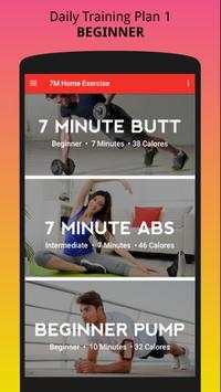 7 Minute Home Exercise screenshot 1