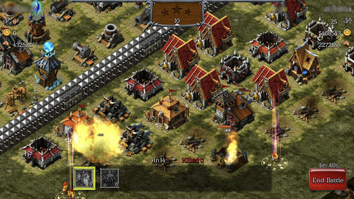 Lands of War: magic empire games,clan RPG strategy screenshot 1