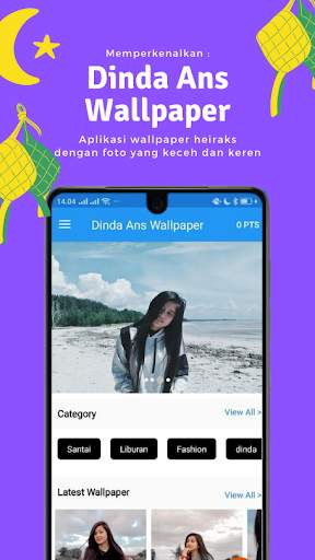 Dinda Ans Wallpaper screenshot 1
