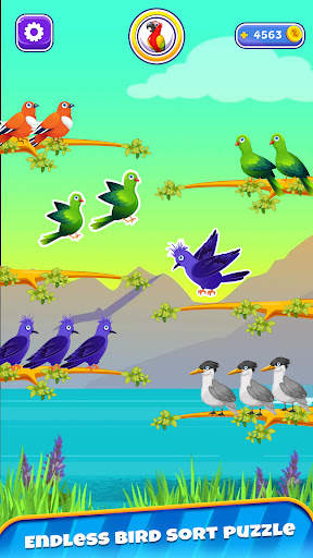 Bird Sort - Color Puzzle Game screenshot 2