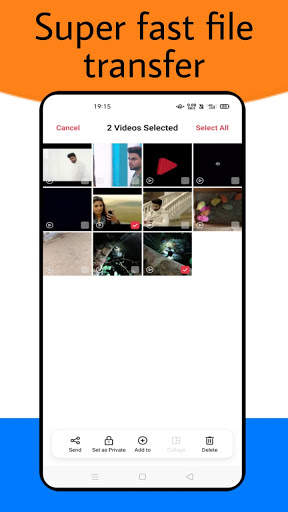 File transfer X 2021 transfer File X sharing app screenshot 4