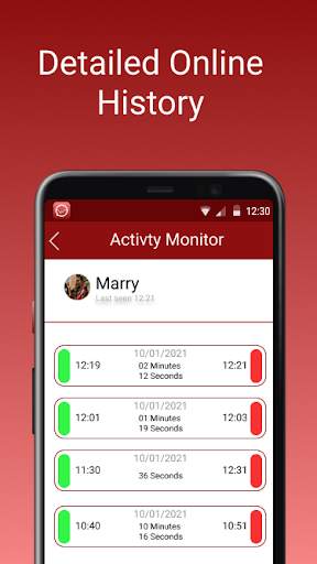 WaTrack - Whatsapp Online Tracking, Last Seen screenshot 4