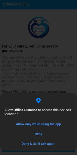 Offline Distance - A Social Distancing App screenshot 2