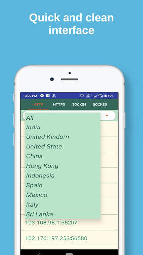 Free Proxy List screenshot 4