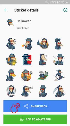 Sticker For Whatsapp-Valentine Chat,Share Stickers screenshot 3