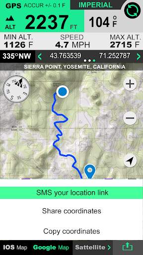 Altimeter Pro GPS screenshot 2