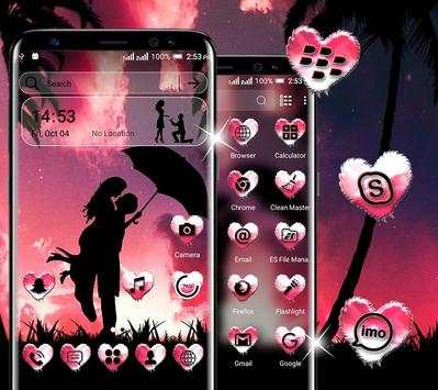 Couple Love Launcher Theme screenshot 1