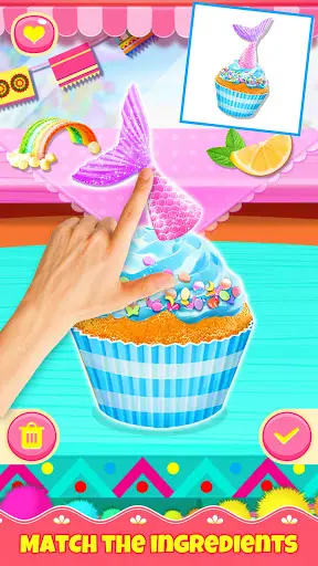 Cupcake Games Food Cooking скриншот 2