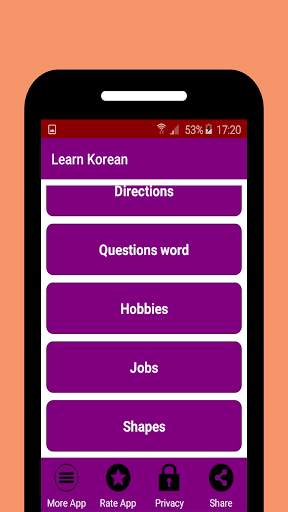 Learn Korean Language Offline screenshot 4