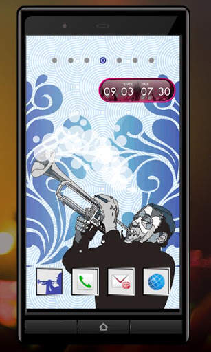 Clock Widget-MUSIC ART screenshot 4
