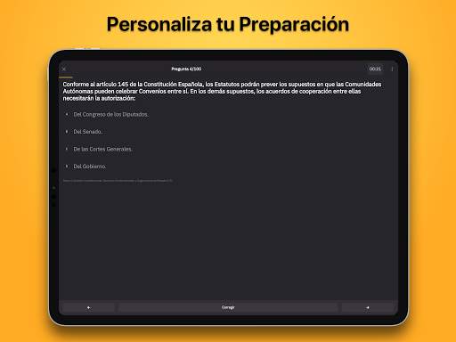 OpositaTest - Test de Oposiciones Online screenshot 11