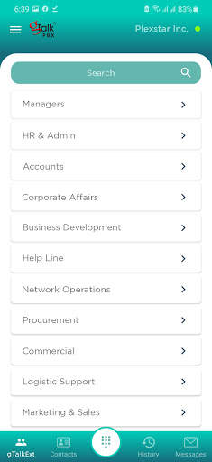 gTalk PBX screenshot 2